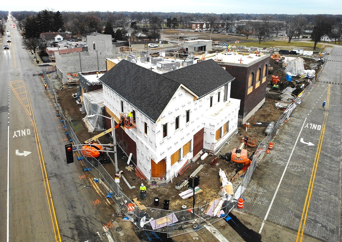 Harmony Square construction on December 27, 2024